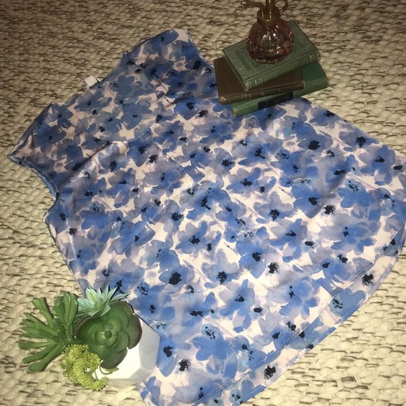 J. Crew Tops - Women's J.Crew Floral Silk Sleeveless Top (Sz12)